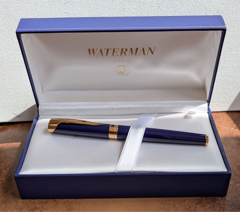 Pióro wieczne Waterman L'Etalon – lakier granatowy, FINE stalówka 18K - 750 Gold