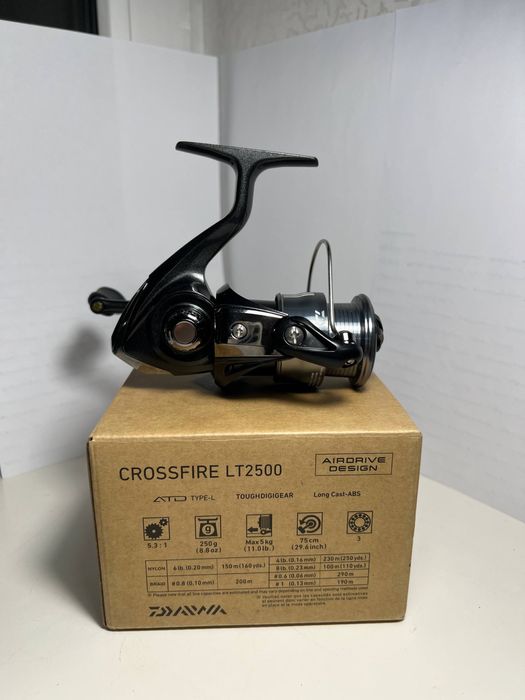 Катушка Daiwa crossfire 26^ 2000s/2500 оригінал
