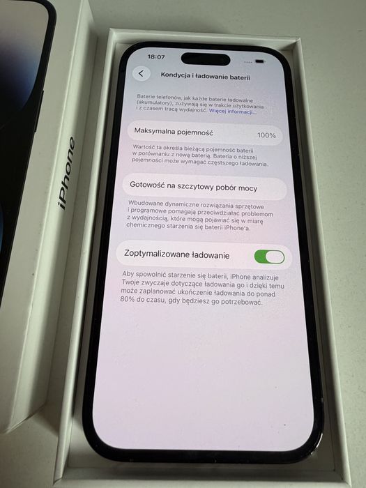 Bateria 100% iPhone 14 Pro 128gb Black