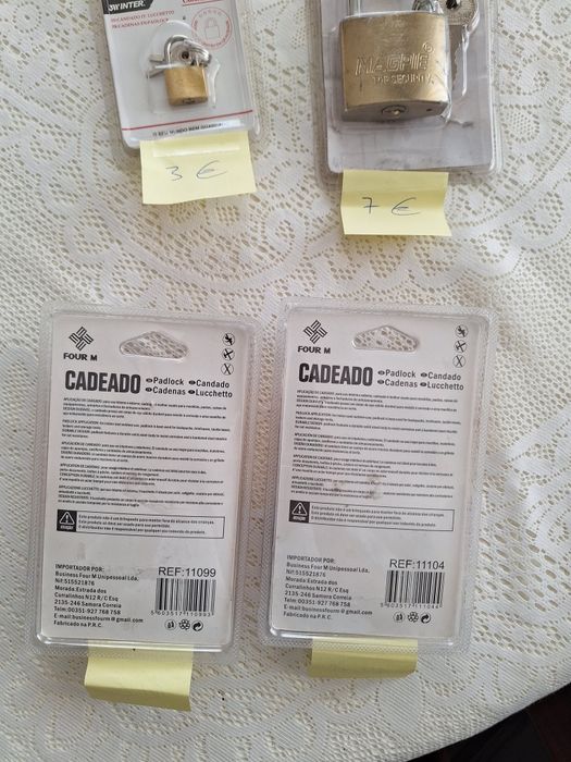 Cadeados novos e selados desde 3€