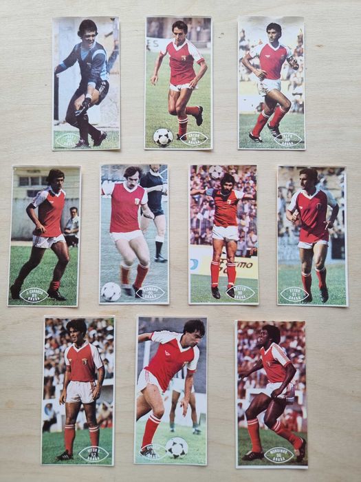 Cromos da equipa de futebol do Sporting de Braga