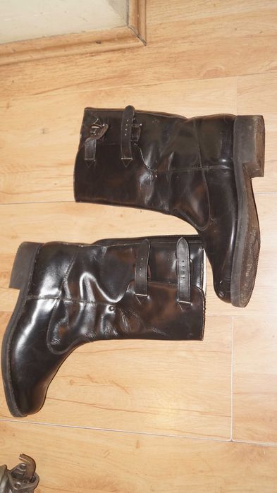 Buty oficerki PRL 61 -89r MO Straż na motocykl hippika nowe  27,5 oryg