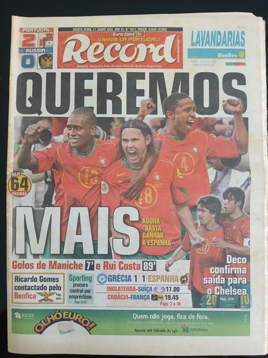Coleção Euro 2004 Record