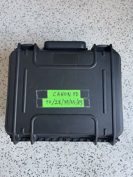 Kit Canon FD e acessórios