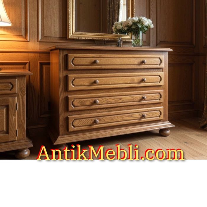 Дубова тумба комод дерево 4060