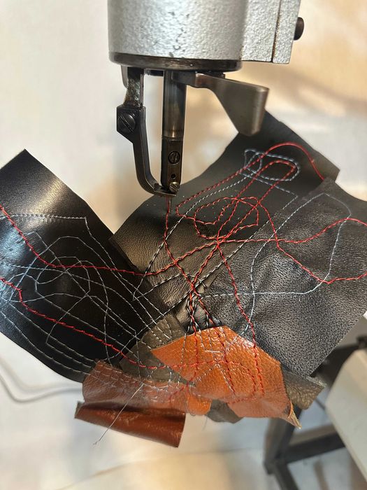 SUPER łaciarka TEXTIMA maszyna szewska kaletnicza FILM nić 20-60-40