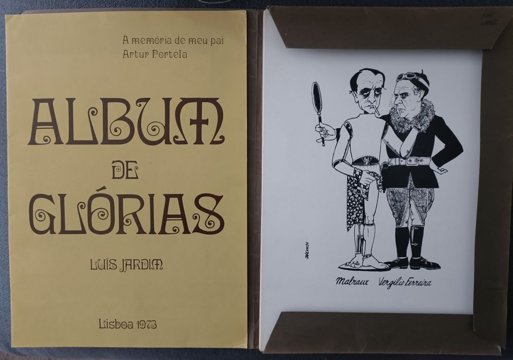 Gravuras: Álbum de Glórias, uma obra de caricaturas de Luís Jardim