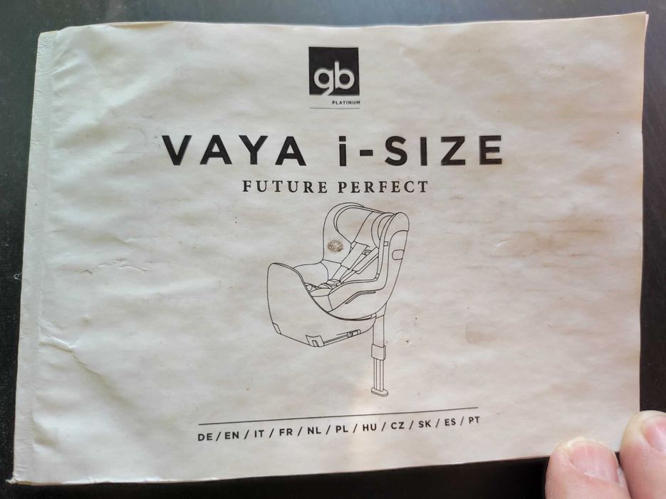 Fotelik samochodowy marki GB Vaya i- size