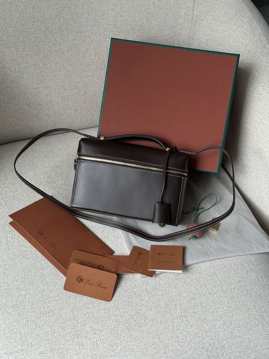Сумка Loro Piana Extra Bag L23 Chocolate Leather