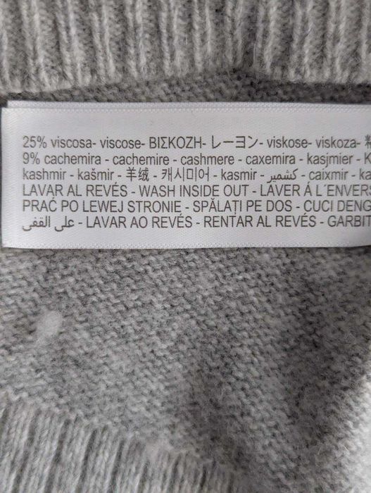 Светр massimo dutti  кашемір + вовна