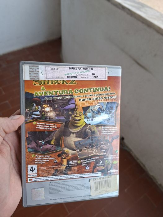 Jogo o Shrek 2 Ps2
