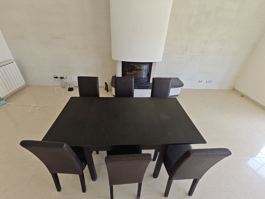 Mesa jantar + 6 cadeiras