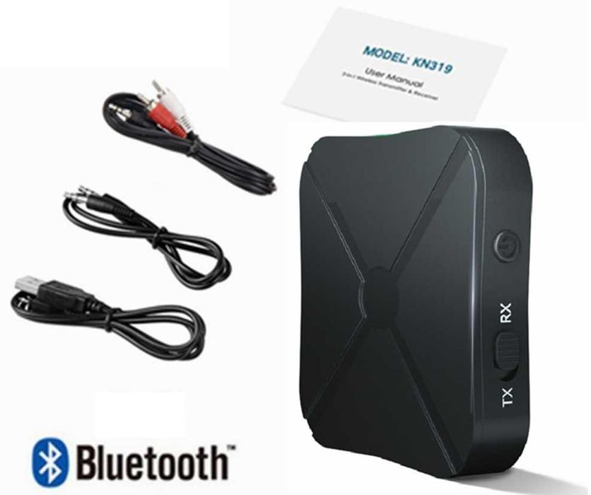 NOWY odbiornik Bluetooth/aux adapter audio/transmiter BT