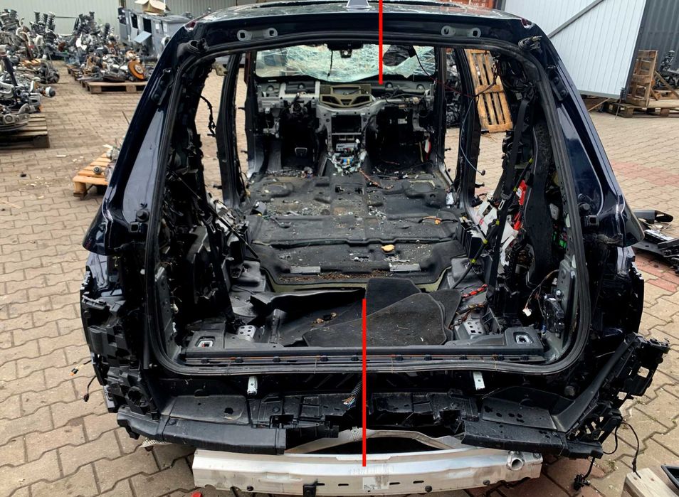 Четверть порог стойка крыша лонжерон Bmw X7 G07 шрот разборка