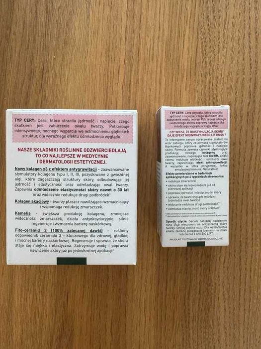 Uzdrovisco zestaw Serum liftingujące + Krem liftingujący, nowe
