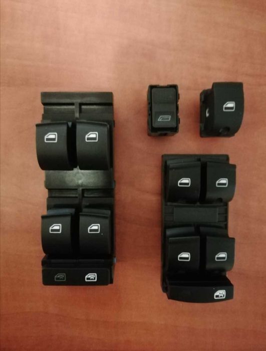 Кнопка стеклоподъемника AUDI VW Golf 2,4,5,7 Caddy 3,T5, Pass B6, Seat