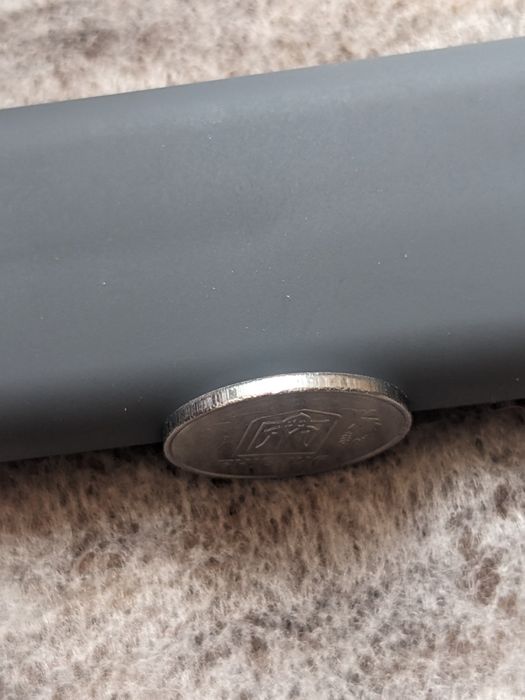 Монета 1 копейка, брак, непрочекан