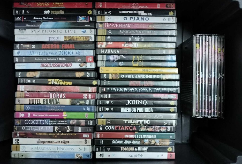 Seleção de DVD originais