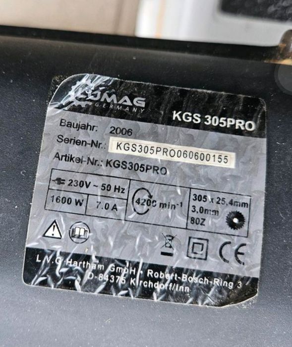 Ukośnica LUMAG 305mm