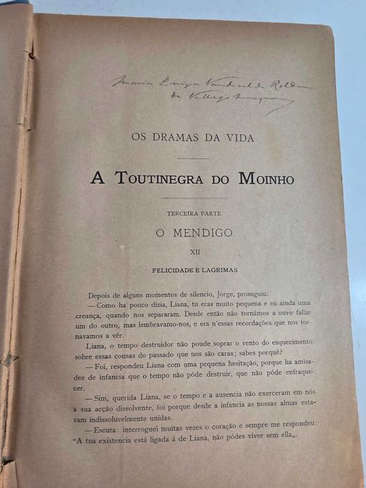 Livro - A Toufinegra do Moinho - E. Richebourg 2 volumes - PARP