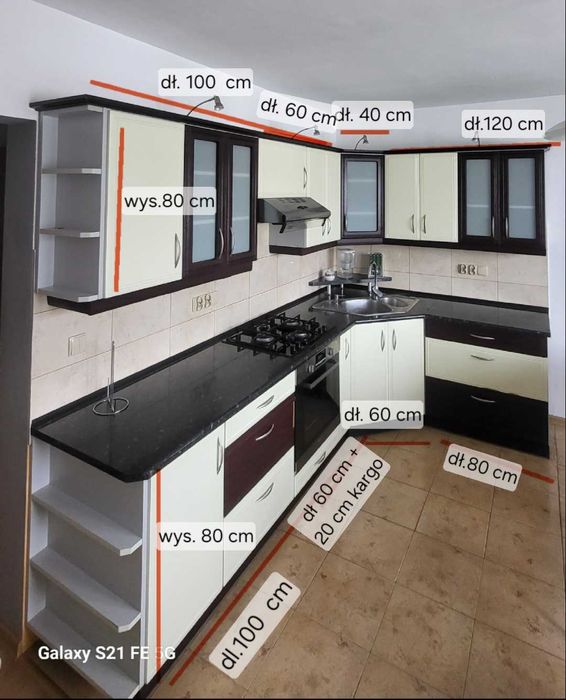 Kuchnia na wymiar narożna + AGD | solidna