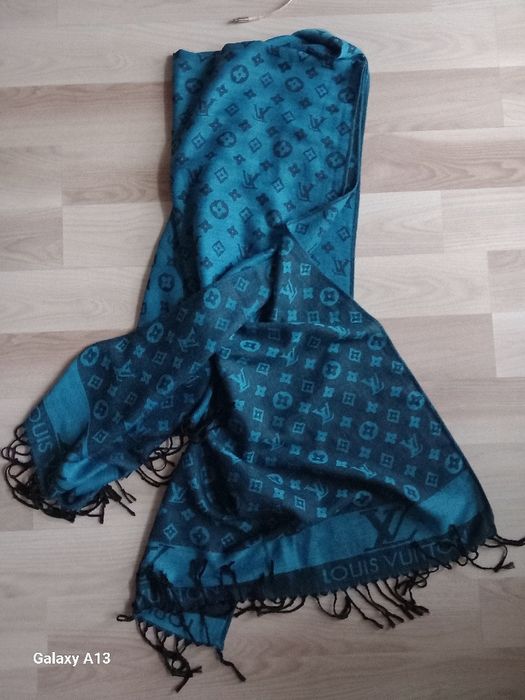 Louis vuitton duży kaszmirowy szalik