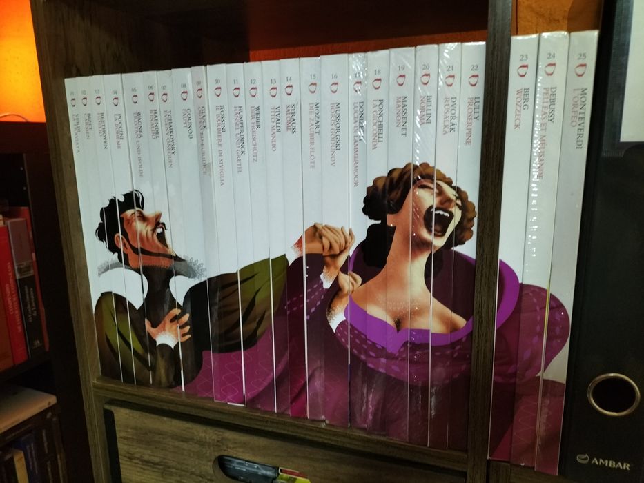 Coleção 25 CDs e libreto (ópera clássica)