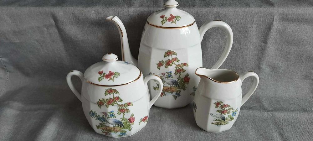 Porcelanowy środek stołu Jean Boyer Limoges France  Art Deco.