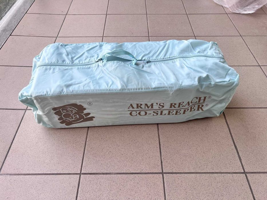 Co-Sleeper Arms Reach 3 em 1: Co-sleeper + Berço + Parque/Cama viagem