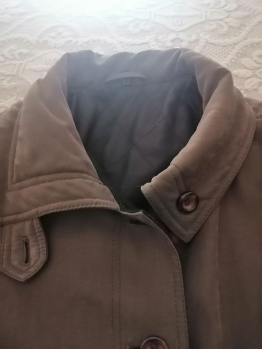 Gabardine castanha XL + casaco de nobuco com pêlo xl