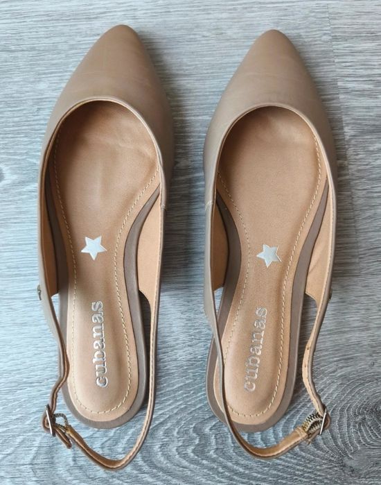 Sandália Sling rasa Cubanas 37