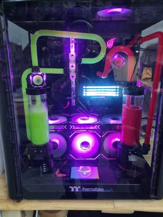 WORKSTATION FLASH – Dual Loop Custom | RTX 3090 24GB VRAM + 128GB RAM DDR4