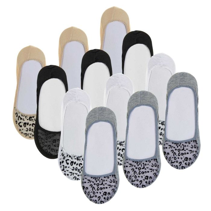 12x Damskie skarpetki MORAJ niskie stopki 12-pak 38-41