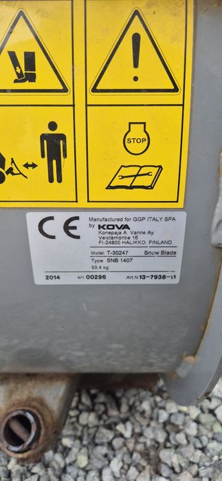 Kosiarka traktorek nośnik Stiga TITAN 740 DCR 4x4 Pług kosisko