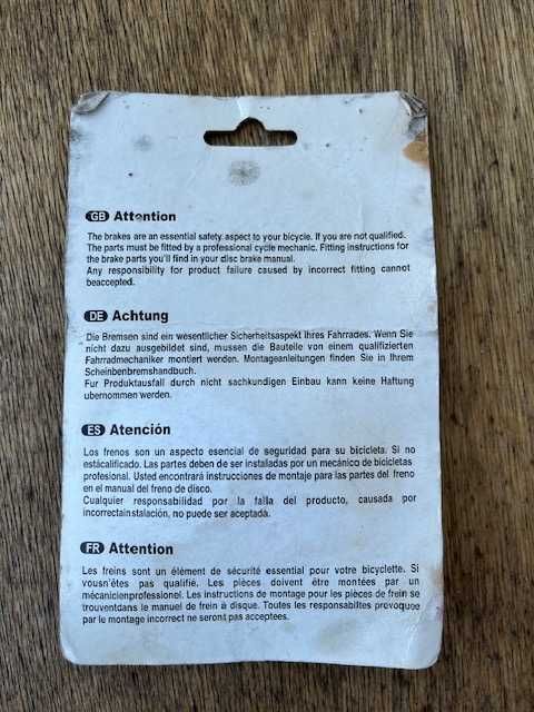 Pastilhas travões BTT - Formula ORO