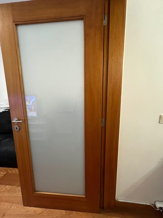 Portas com vidro fosco para interior