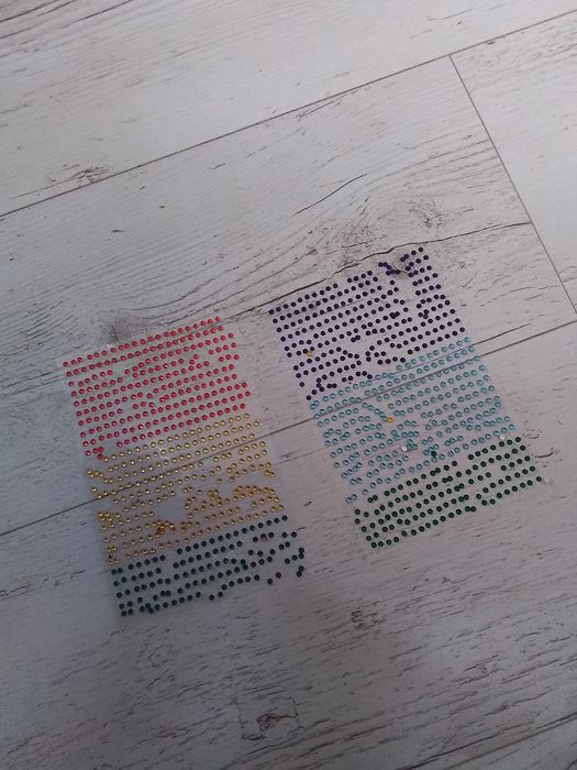 Kryształki diamenciki dżety naklejki