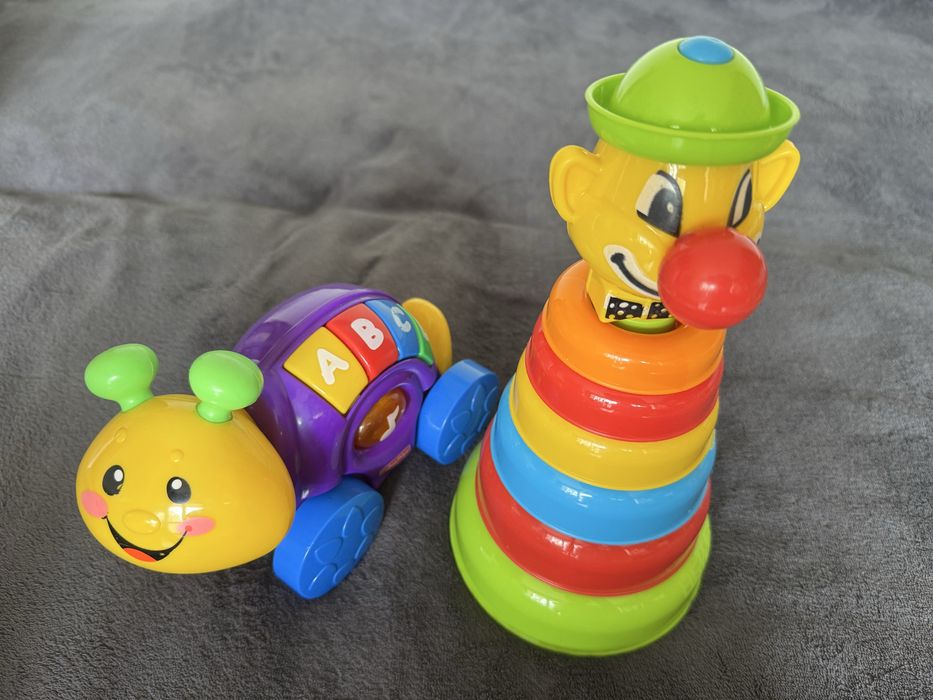 Ślimak edukacyjny + kolorowa piramida klaun