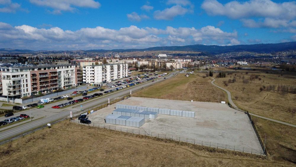 Działka do wynajęcia 2500 m² – Nowy Targ, ul. Sikorskiego | Pod biznes