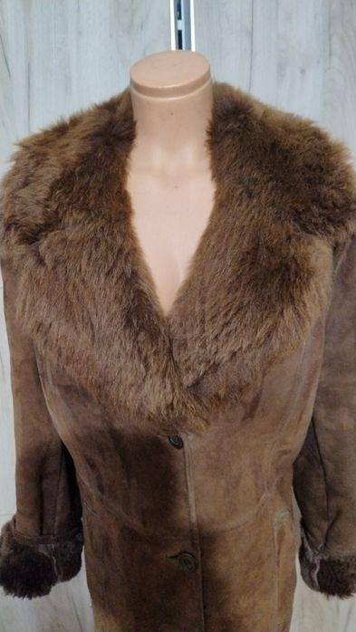 Жіноча дублянка з натуральної овчини