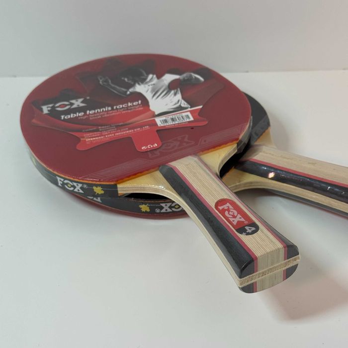 Набір для настільного тенісу пінг понгу FOX 2 ракетки 3 м’ячі та чохол