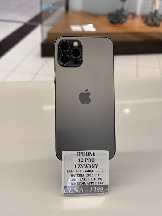 iPhone 12 Pro 256GB Bat 100% Topcase Vivo *Raty 0%