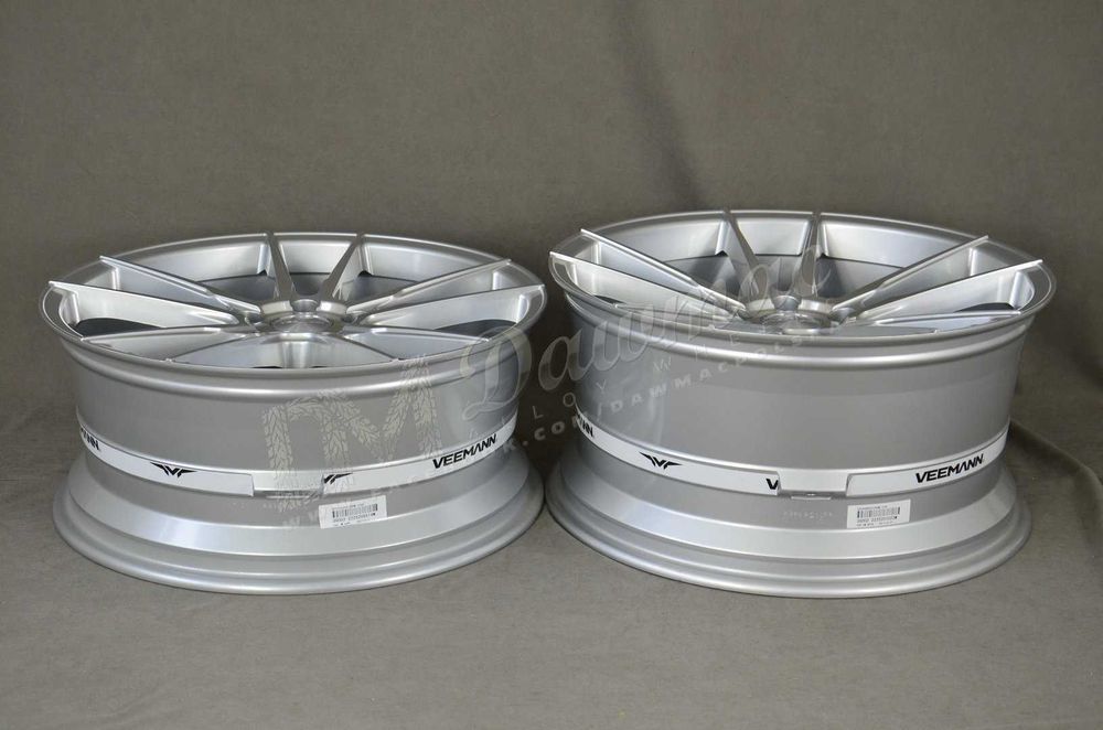 Felgi VEEMANN V-FS24 19" 8,5J ET35 + 9,5J ET43 5x120 Silver Machined