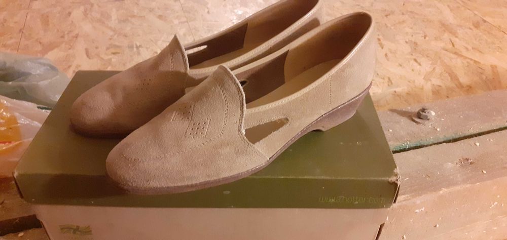 Skórzane półbuty 38 st idealny