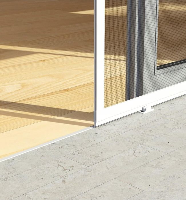 Windhager moskitiera drzwi przesuwne ochronne 120 x 240 cm aluminium