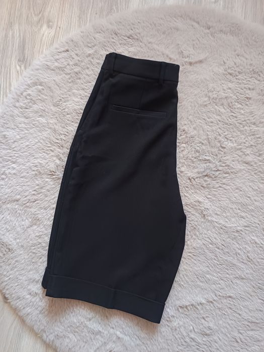 Czarne szorty Bermudy Longchamp 38/M Premium