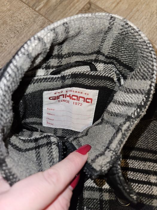 Kurtka z wełną ciepła 116 Ginkana