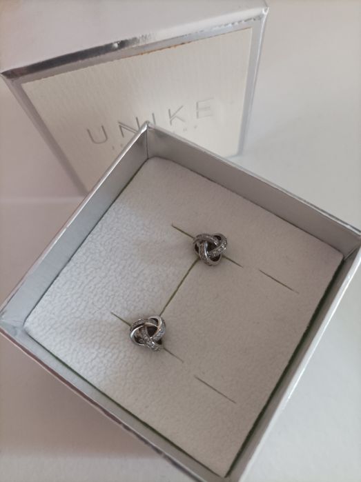 Brincos Esferas com brilhantes (prata 925)