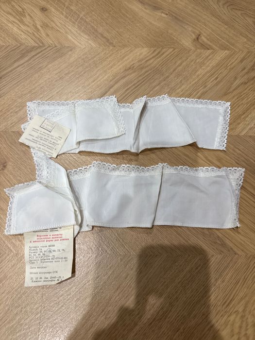 Воротнічок і манжети для шкільної форми ссср