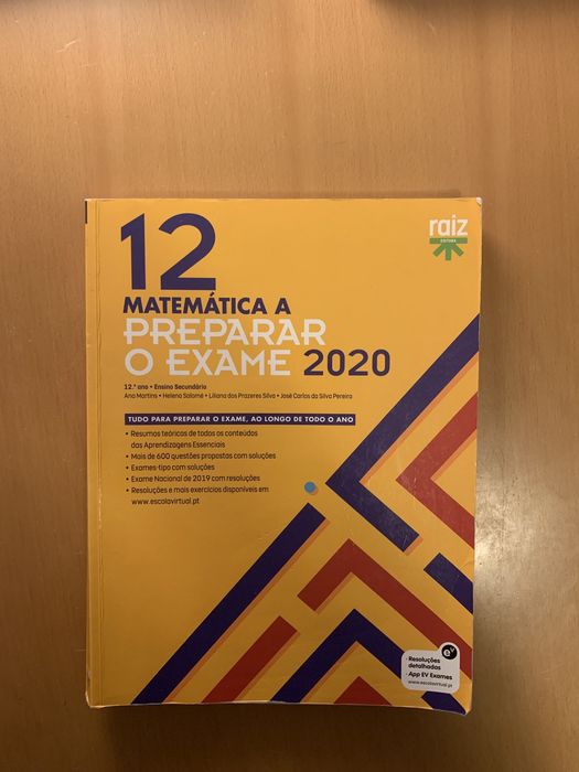 Livro preparação exame Matemática A - 12 ano